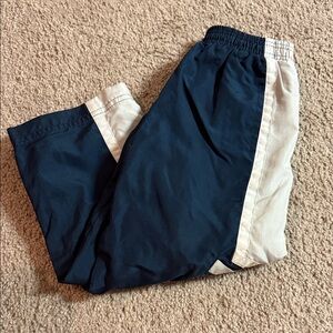 Nike Toddler Navy and White Track Pants